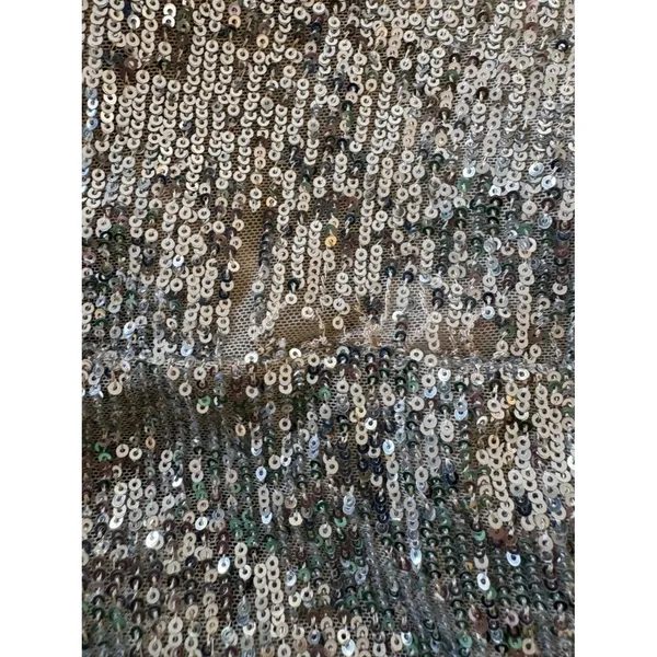 Show Me Your Mumu Sequin Accented Dress in Beige and Silver - Image 4