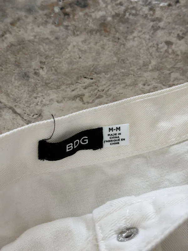 BDG White Denim Skirt - Image 2