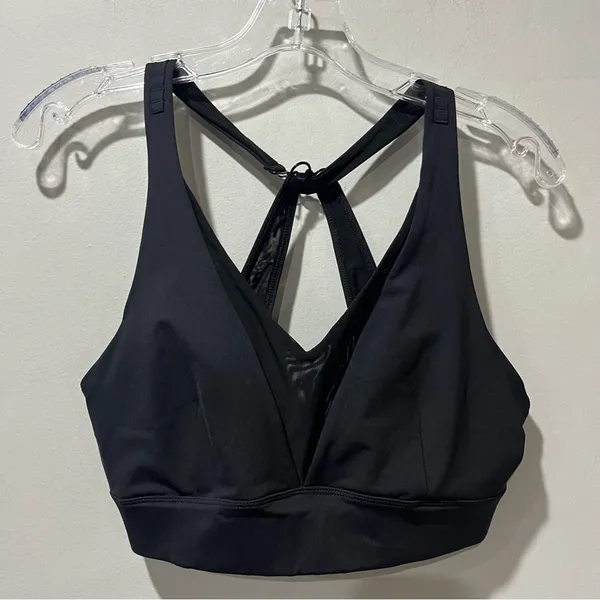 Ziya Active‎ One More Rep Black Adjustable Mesh Bra Size Medium - Image 5