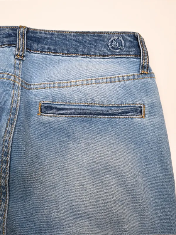 PTCL Ethical Clothing Women's 29 Two Tone Flare Jean - Image 7