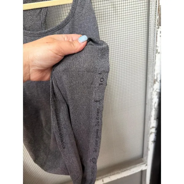 lululemon‎ racerback tank top features swiftly tech tank grey 10 - Image 3