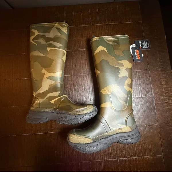 Bass Outdoor Camo Rain Boots Womens 6 Waterproof‎ BGrip BLevel Green Gorpcorp - Image 4