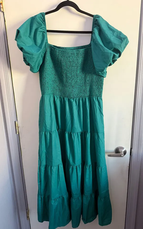 PRETTYGARDEN Forest Green Dress - Image 3