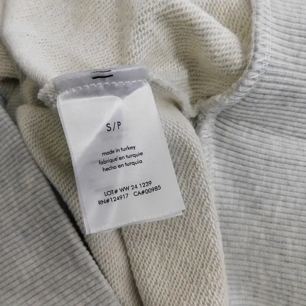 NWT!! WEWOREWHAT Half Zip Hoodie Heathered Gray Sweatshirt Hood Athleisure Small - Image 12