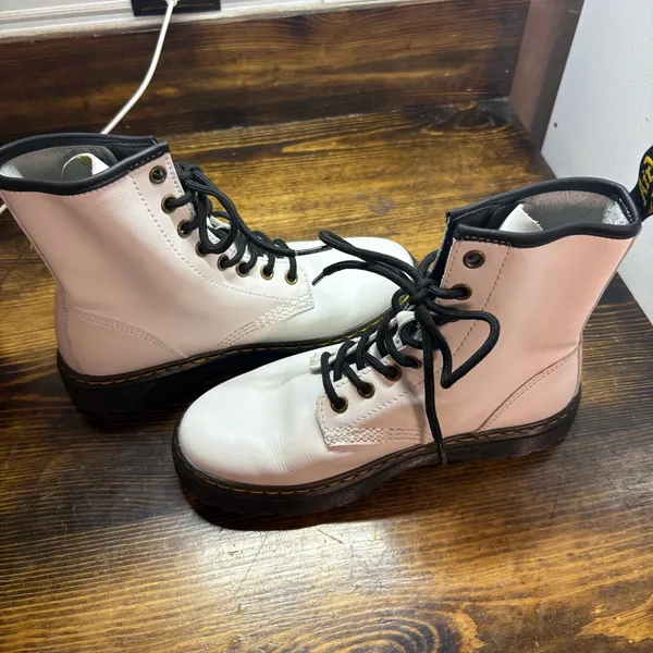 Dr.‎ Martens White Combat Boots M5/W6 - Image 5