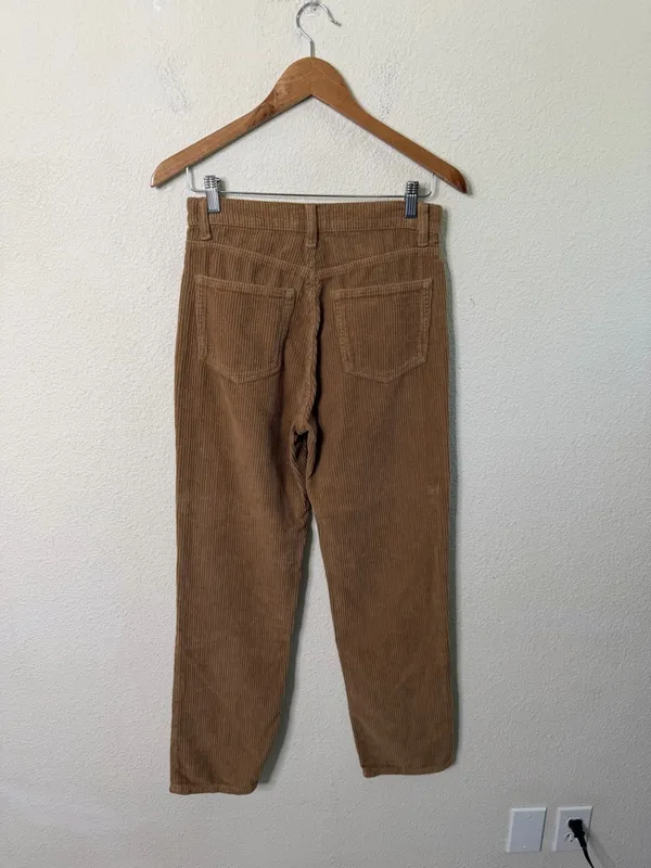 Reformation Cynthia Button Fly‎ High Rise Corduroy Pants Womens Size 27 - Image 6