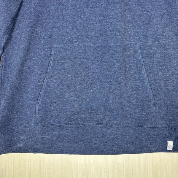Lauren James Hoodie Womens Sz M Heathered Blue‎ Soft Thumb Holes - Image 4
