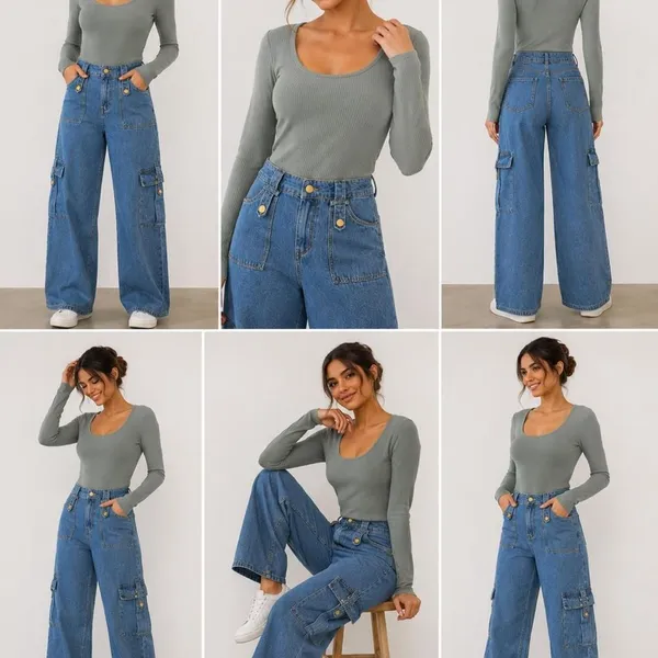 Shein Women's Blue Jeans - Image 2