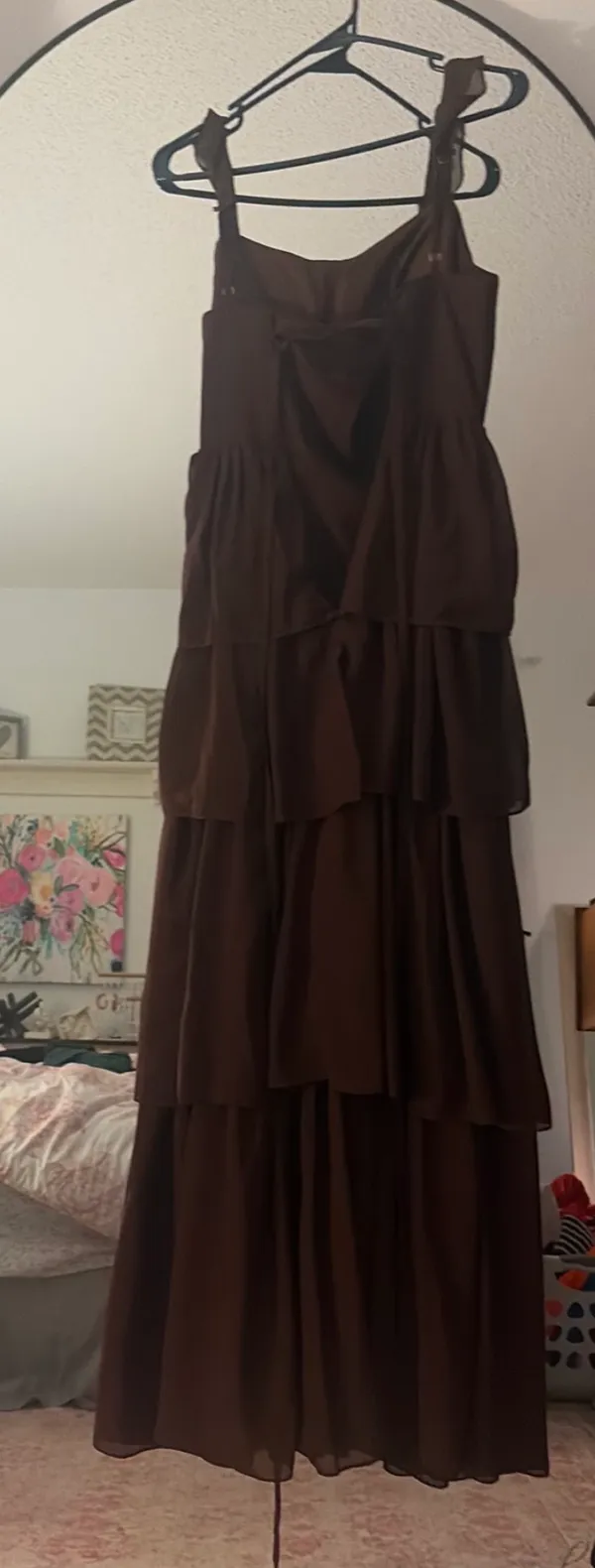 Brown formal dress Size 4 - Image 3