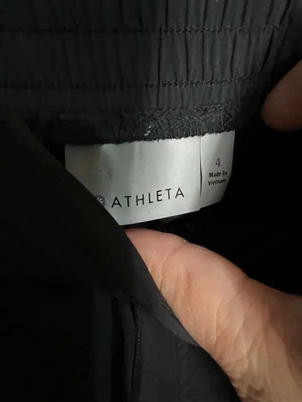 Athleta‎ Attitude Black Drawstring Ruched Joggers - Image 7