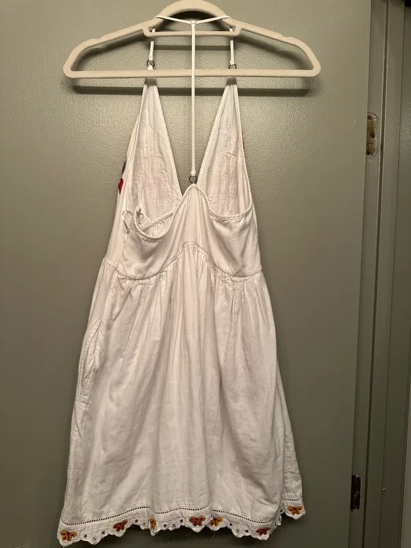 White Floral Dress - Image 2