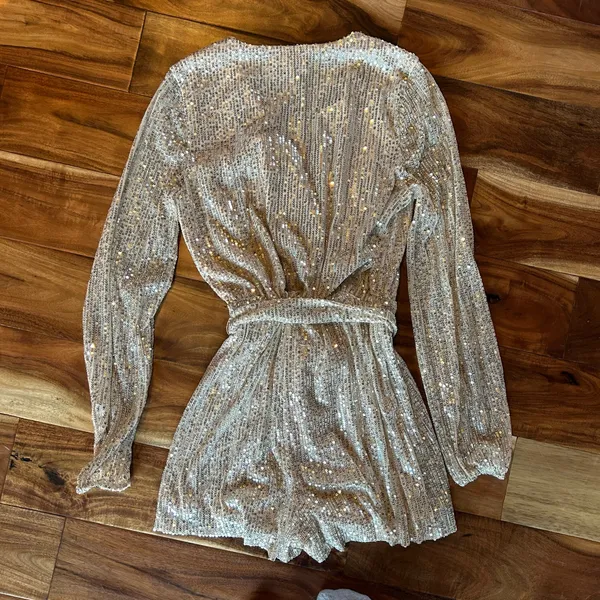 Chelsea & Violet Sequin Mini Dress/Romper - Image 9