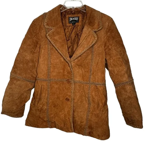 Vintage Images by Damselle Suede Jacket as‎ is - Image 4
