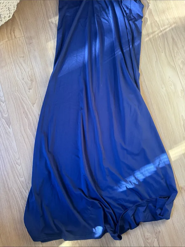 Showpo Lizzy Maxi Dress Blue Size 4 - Image 5