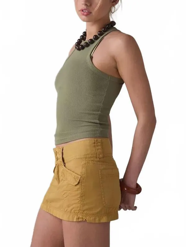 UO BDG Trail Star Utility Mini Skirt Urban Outfitters Gold XS - Image 2