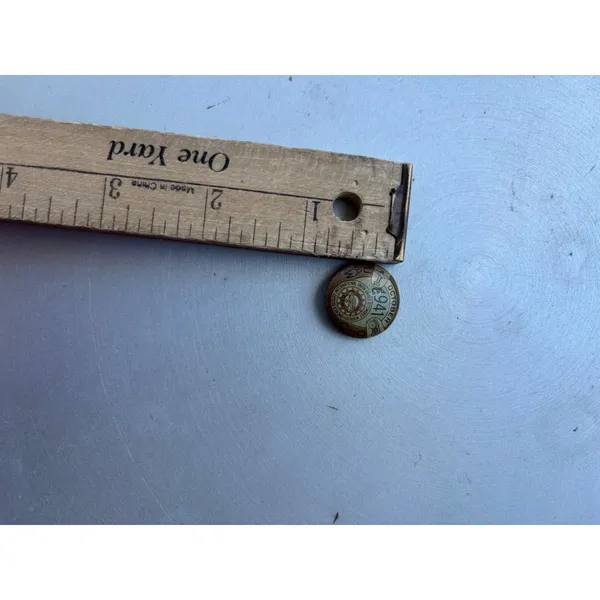 Vintage October 1941 UAW CIO Union Dues Pin Button Labor History 0.75 Inch‎ - Image 6