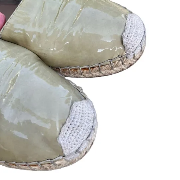 BRUNELLO CUCINELLI Green Patent Leather Espadrilles 36.5 - Image 10