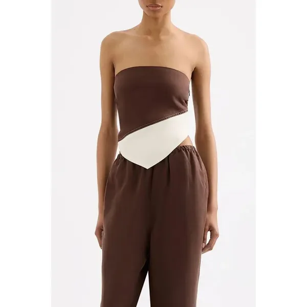 ✨Nude Lucy Serafin Bodice Espresso Sz Large Top✨ - Image 5