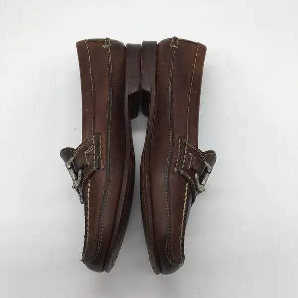 Vintage Cole Haan Country Horsebit Leather Loafers - Brown - 5.5 - Image 9