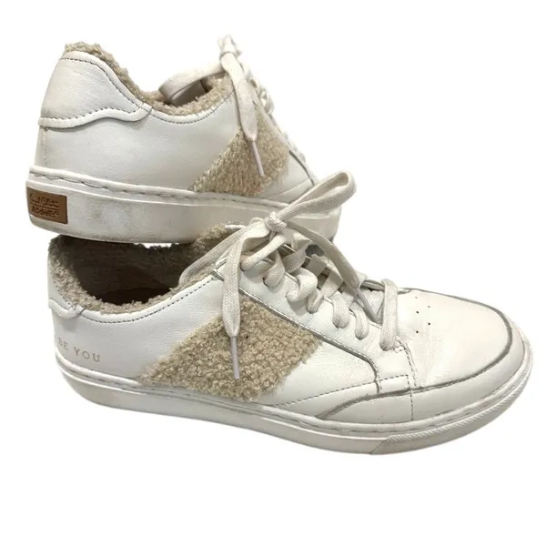 Dr. Scholl's All in Chill 8.5 leather faux shearling trim casual sneaker 3073 - Image 10