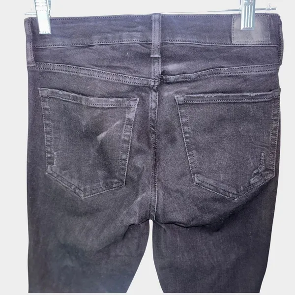 Aeropostale High Rise Jeggings Size 8 Distressed‎ Denim Grunge Punk Streetwear - Image 4