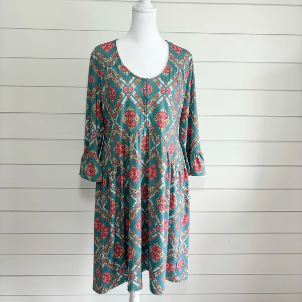 Cabana‎ Life UPF 50+ Manchester Babydoll Dress size L - Image 2