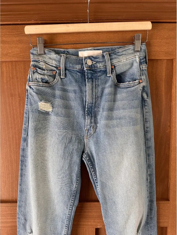 MOTHER Superior High Waisted Rider Skimp Jeans in The Confession Wash Women’s 27 - Image 3