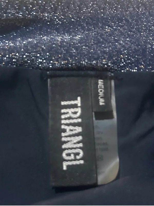 triangl swimwear Sparkle Navy Shimmery Bikini Set - Image 3