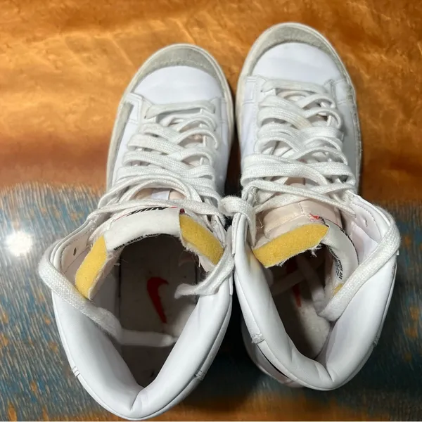 Nike Blazer Mid ‘77 Vintage White Black Sneakers basketball foam tongue 7.5 - Image 8