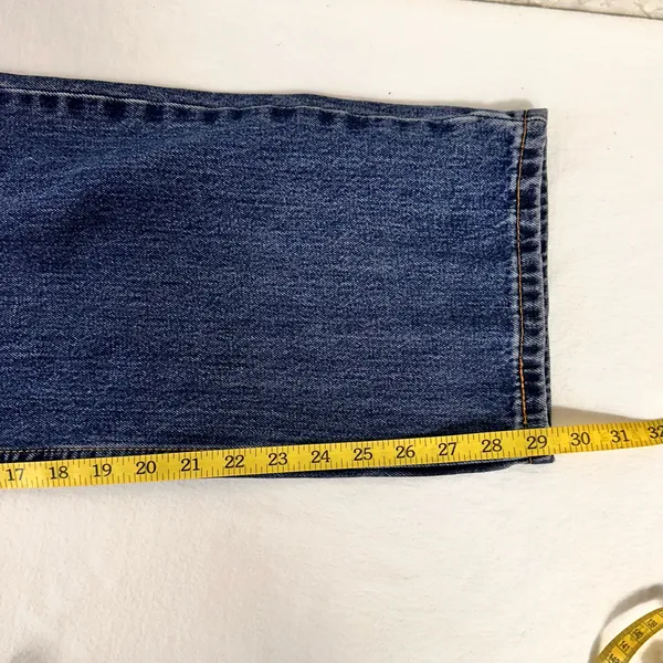 Levi's 550 Men's Jeans Size 38/30 Medium Blue Wash Straight Leg Cotton Classic - Image 10