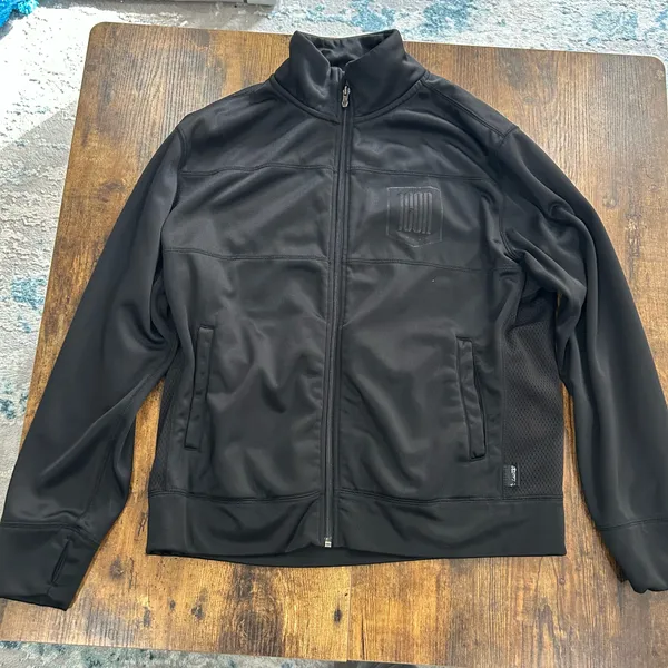ICON Infamous Jacket Men’s M Black Full Zip Athletic Track Jacket - Image 2