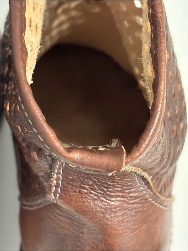 Bed Stu Cobbler Series Ankle Booties Womens Size 8 Brown Leather Wedge Western - Image 12