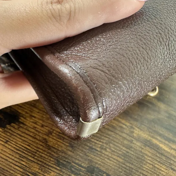 Yves Saint Laurent Vintage Shoulder Bag Small Brown Leather YSL - Image 7