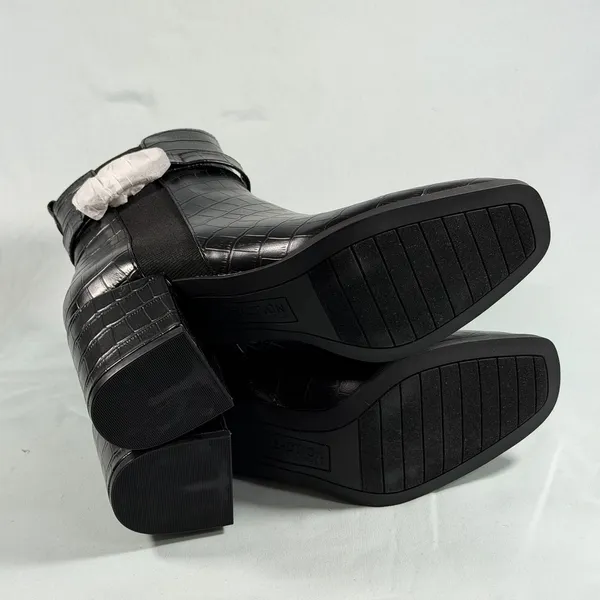 Kenneth Cole Reaction Size-7.5M Womens Emerson‎ -Black Croco Boot - Image 6