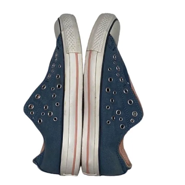 Converse Studded Blue Unisex Sneakers(Size 6 Men's,8 Women's) - Image 3