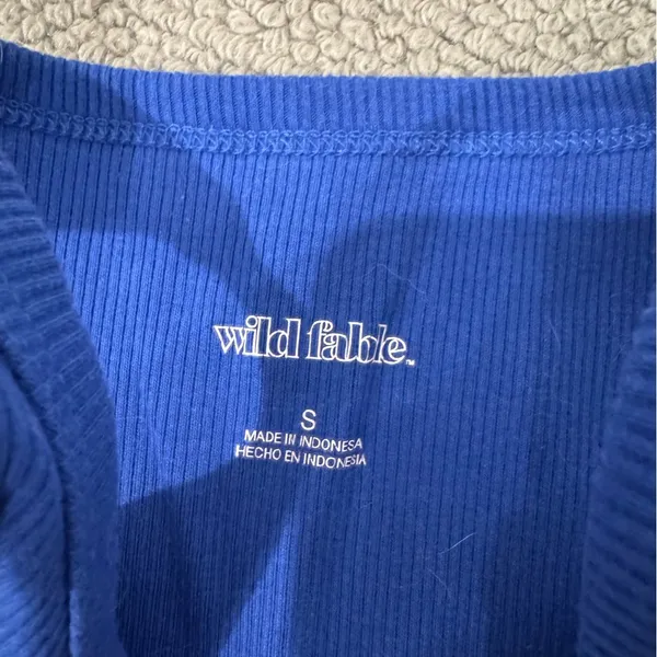 Wild Fable blue cropped tank - Image 2