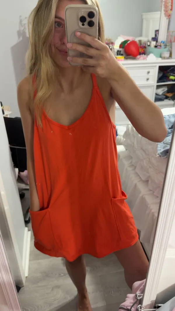 Free People Orange Dress - Image 3