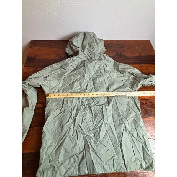 Boulder Lightweight Hooded Windbreaker Jacket Women's Large Green Zip Up‎ - Image 7
