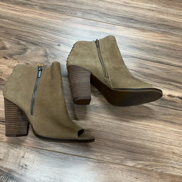 Lucky brand‎ peep toe boots 8 - Image 2