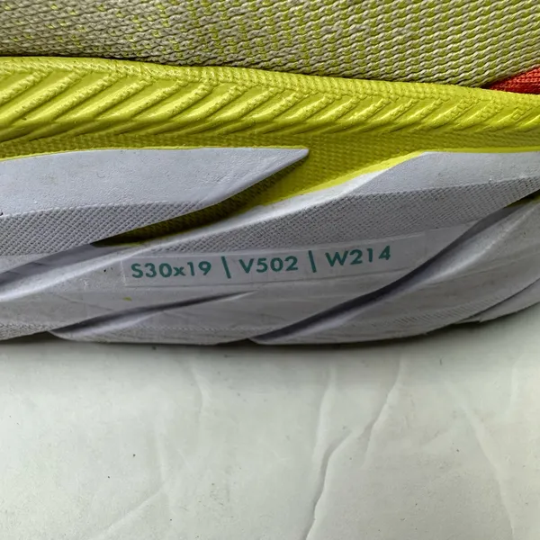 Hoka Womens size 9.5 B Clifton 8 Yellow Running Sneakers 1119394 - Image 11