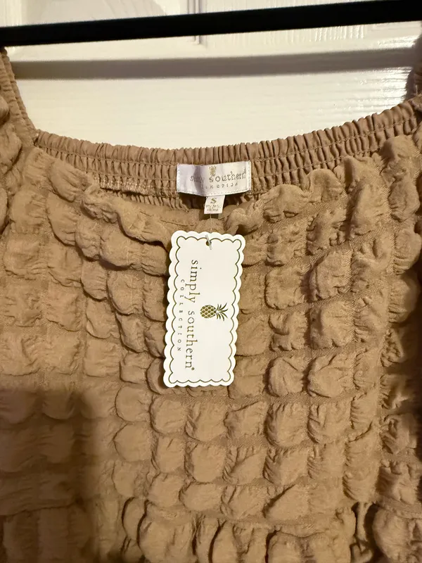 Simply southern textured bubble dress small/medium- nwt - Image 3