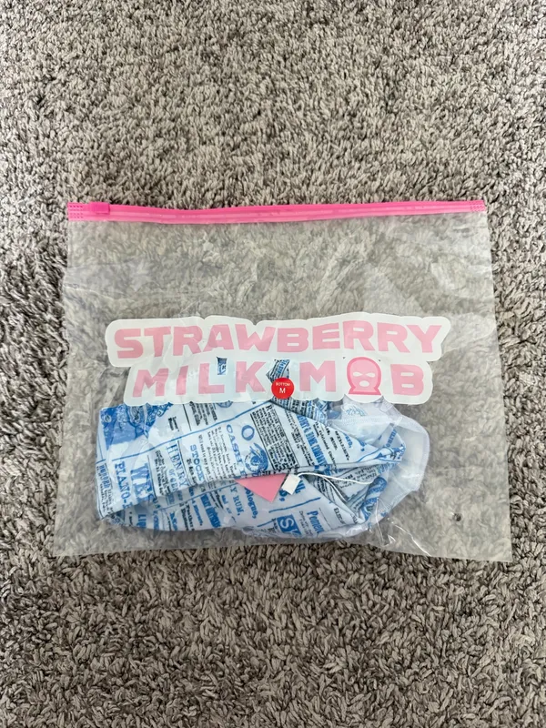 Strawberry Milk Mob Swimsuit Bottom Blue Size M - Image 2