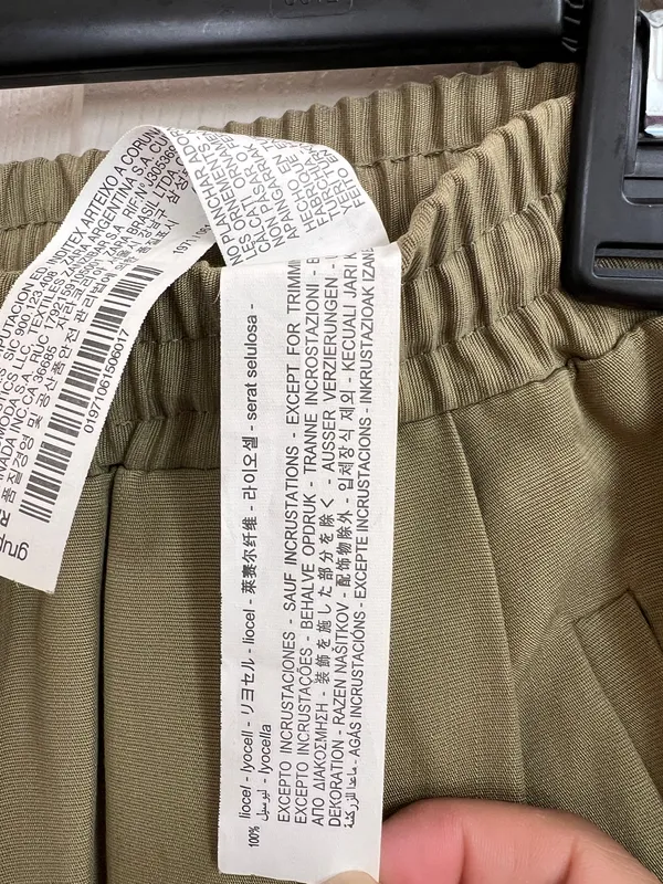 Zara joggins pants side stripes green size XS - Image 4