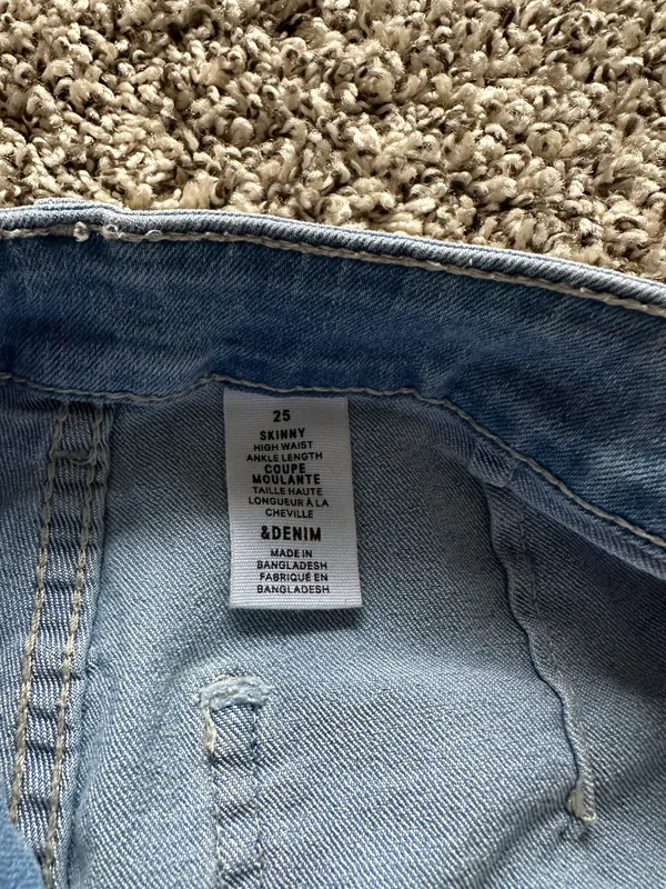 High Waisted Skinny Jeans - Image 3
