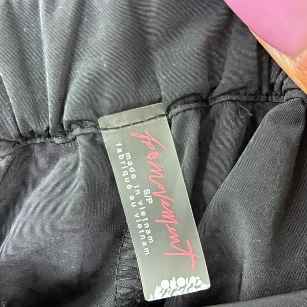 FP Movement Way Home Shorts Small Black New Athletic Running‎ Gym Lined Pull On - Image 6