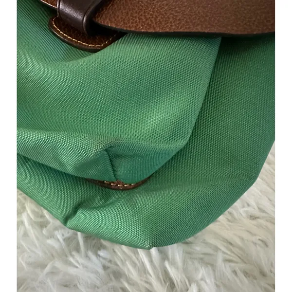 Dooney & Bourke Alto Small Nylon/Leather Crossbody Saddle‎ Crossbody Purse Bag - Image 5