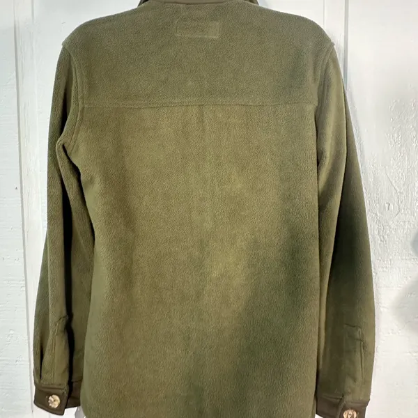 Blank NYC Green Fleece Long Sleeve Button Down Jacket Size XS NWT - Image 7