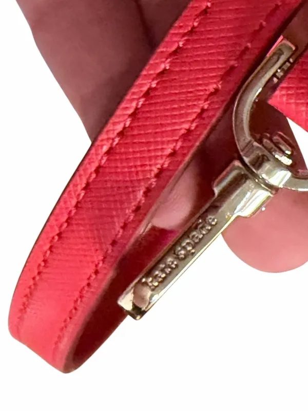 Kate Spade Carson Saffiano Leather Convertible Crossbody Pink Ruby EUC - Image 4