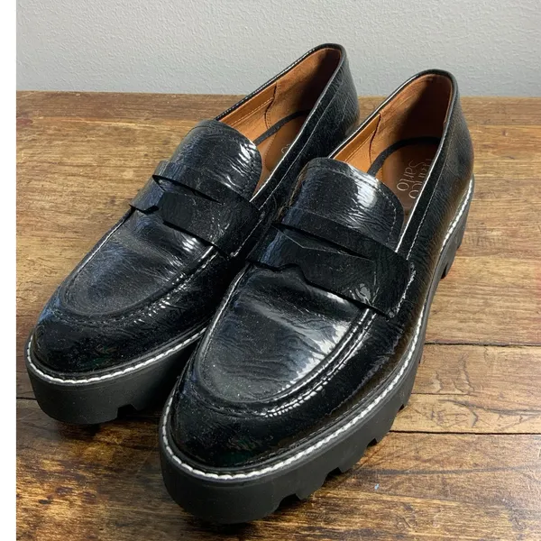 Franco Sarto Women's Balin Lug Sole Loafers size‎ 8.5 - Image 2