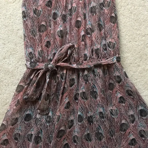 3 for $15!! 🌟NEW cute Pink feather peacock print dress - Image 2